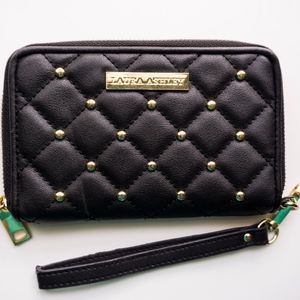 Black Laura Ashley Wristlet/Wallet